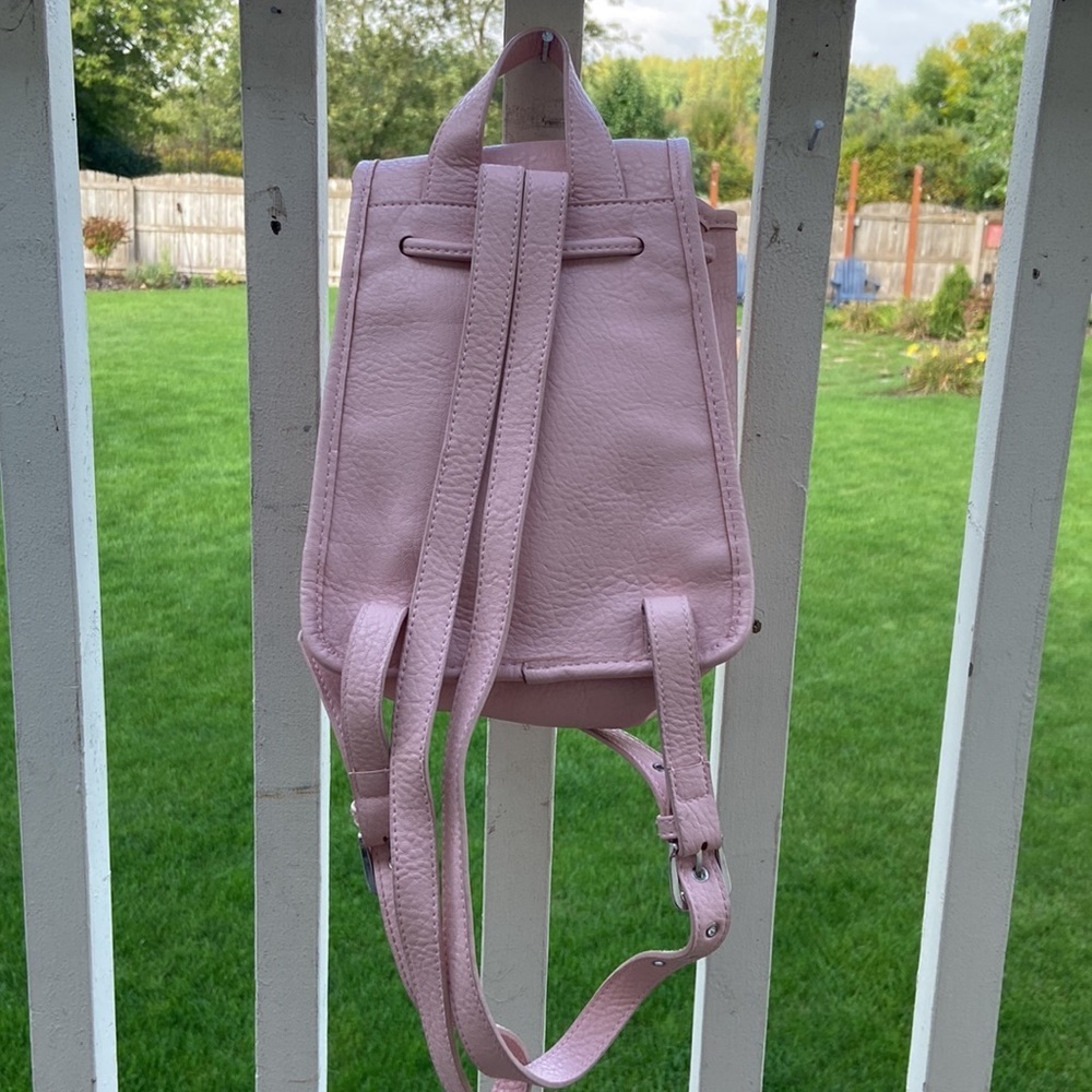 Free People Josie Lt Pink Vegan Leather back pack small size for the min… - Picture 5 of 14